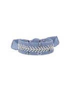 Fallon Embellished Bandana Choker - Blue