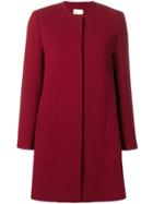 L'autre Chose Collarless Coat - Red