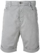 Diesel Black Gold Bermuda Shorts, Men's, Size: 31, Grey, Cotton/polyester/spandex/elastane