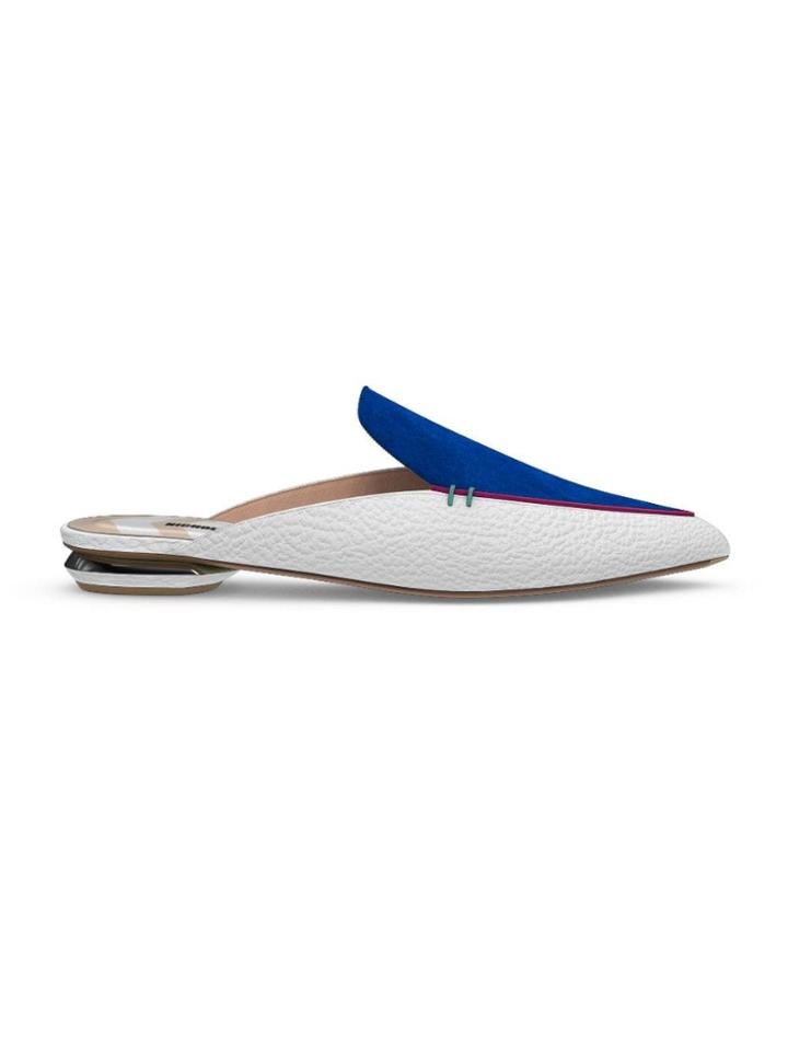Nicholas Kirkwood Customisable Beya Mules - White