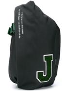 Côte & Ciel Printed Oversized Backpack - Black