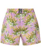Sss World Corp Milkshake Swim Shorts - Pink & Purple