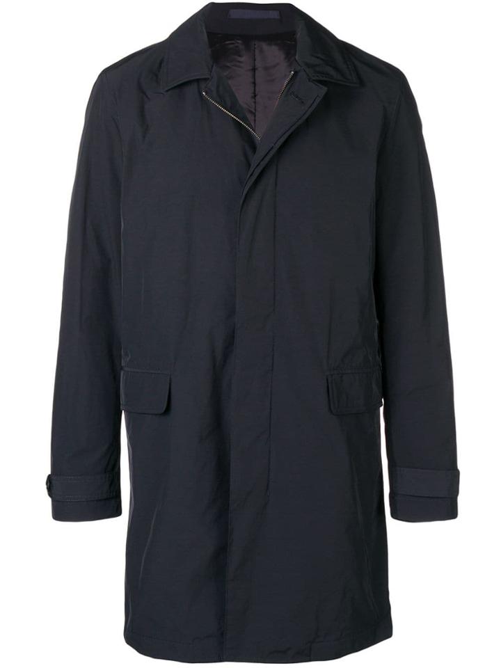 Tiger Of Sweden Button Single Breasted Coat - Blue