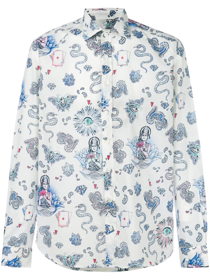Etro Graphic Print Shirt - White