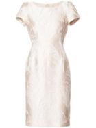 Paule Ka Shortsleeved Dress, Women's, Size: 6, Pink/purple, Cupro/polyester/polyamide/silk
