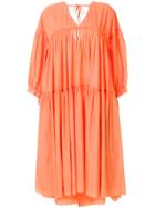 Rejina Pyo Sara Flared Midi Dress - Yellow & Orange