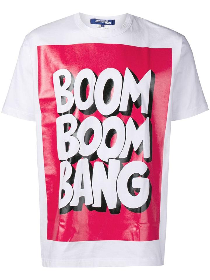 Junya Watanabe Man 'boom Boom Bang' Print T-shirt - White