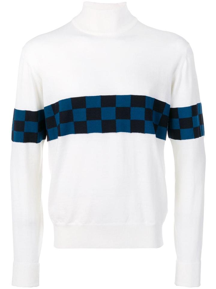 Anglozine Tail End Charlie Jumper - White