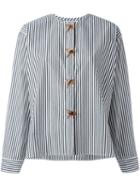 J.w.anderson Bow Detail Striped Shirt