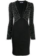Givenchy Embroidered Knit Dress - Black