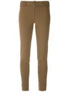 Gloria Coelho Belted Cropped Trousers - Neutrals