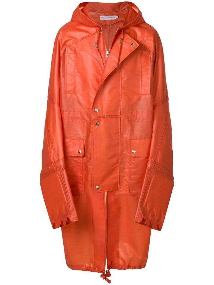 Walter Van Beirendonck Rain Coat - Yellow & Orange