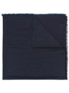 Salvatore Ferragamo Printed Scarf, Women's, Black, Wool/silk