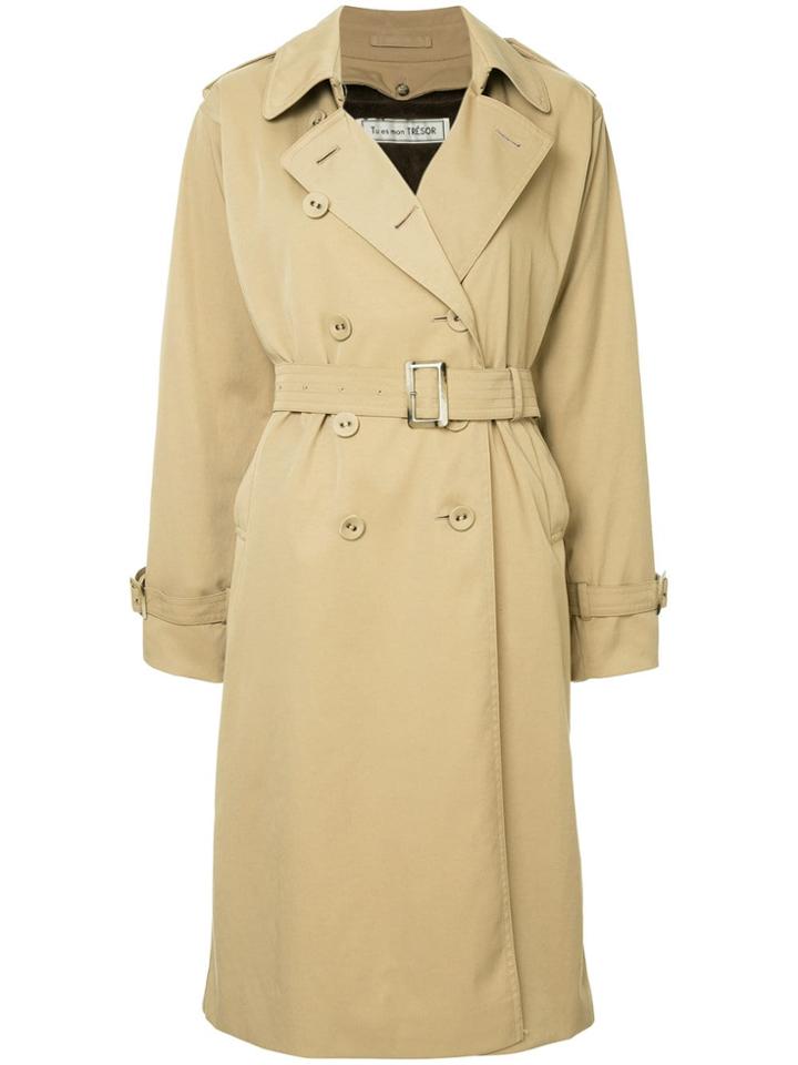 Tu Es Mon Trésor I Am What I Am Trench Coat - Brown