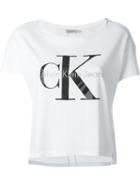 Calvin Klein Jeans Logo Print Cropped T-shirt
