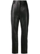 Haider Ackermann High-waist Biker Trousers - Black