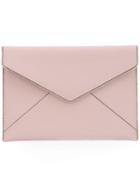 Rebecca Minkoff Zipper Envelope Clutch Bag, Women's, Pink/purple