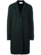 Harris Wharf London Concealed Fastening Coat, Women's, Size: 44, Green, Virgin Wool