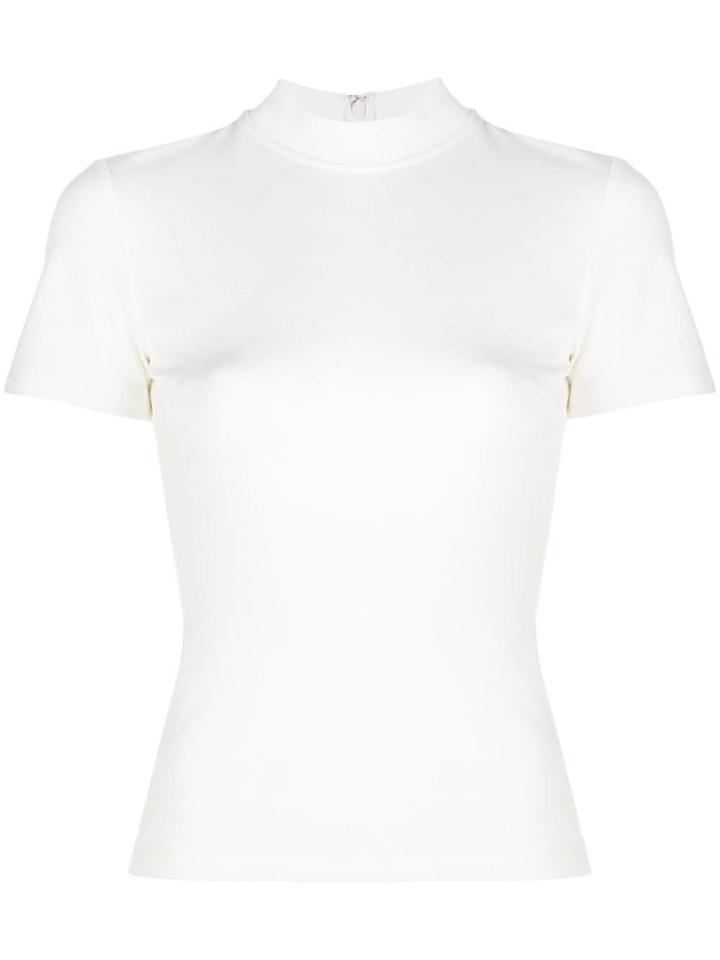 Alexis Bissette Fitted Top - White