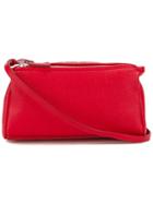 Givenchy Mini Leather Pandora Shoulder Bag - Red