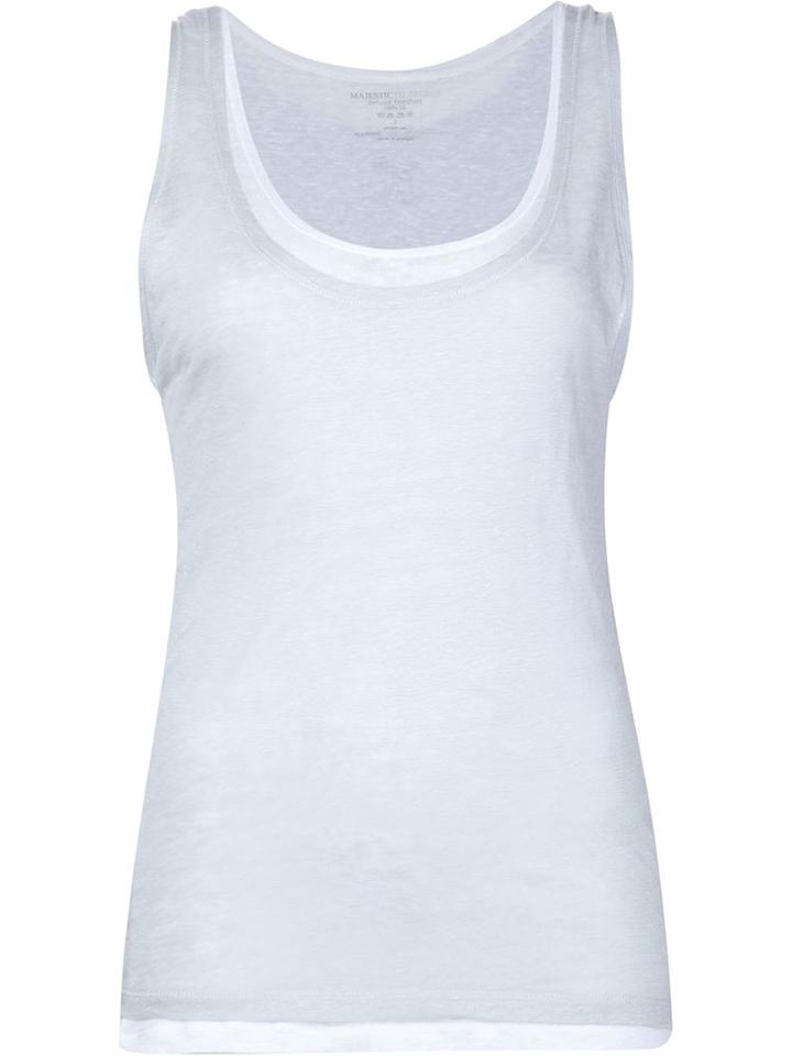 Majestic Filatures Double Layer Tank Top