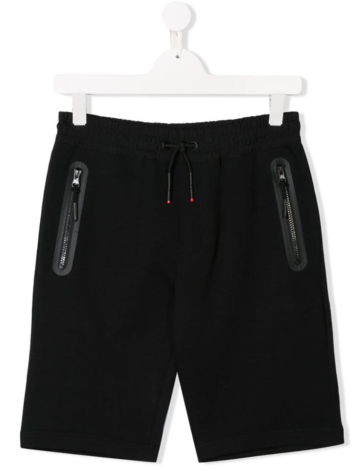 Diesel Kids Teen Zipped Track Shorts - Black