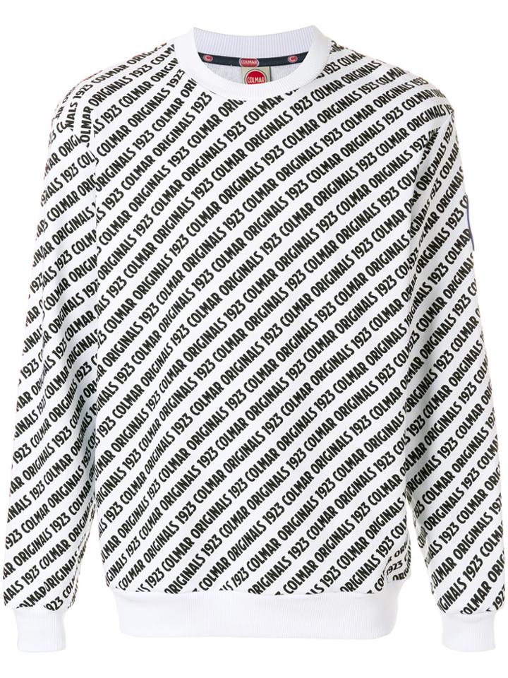 Colmar Logoed Jumper - White