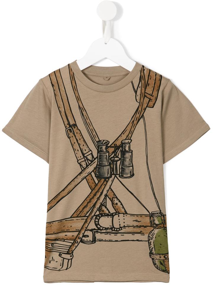 Stella Mccartney Kids Printed T-shirt, Boy's, Size: 6 Yrs, Brown