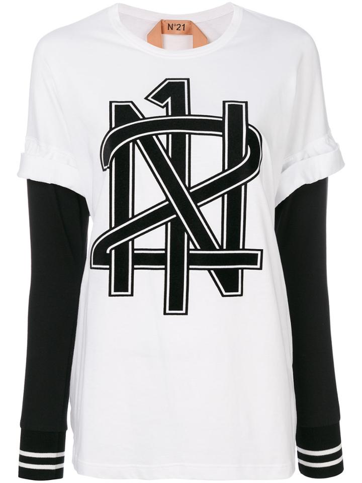 No21 Graphic Printed T-shirt - White