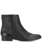 The Last Conspiracy Woven Ankle Boots - Black