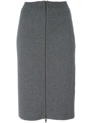 Christian Wijnants 'kazimir' Skirt, Women's, Size: Medium, Grey, Wool