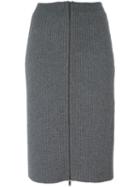 Christian Wijnants 'kazimir' Skirt, Women's, Size: Medium, Grey, Wool