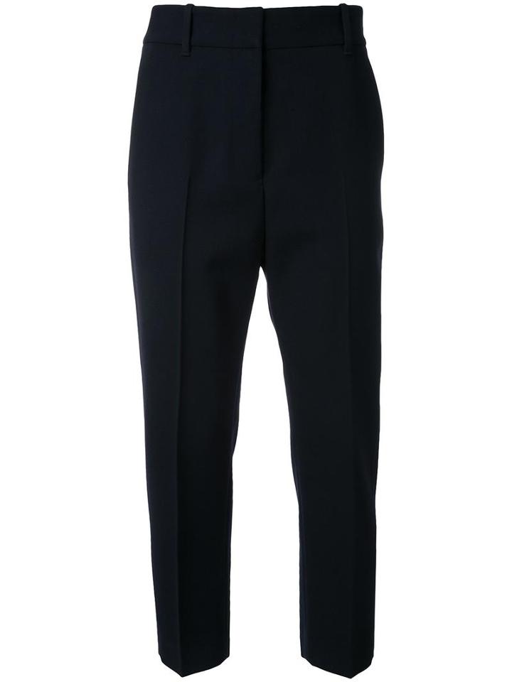 Jil Sander Tailored Trousers, Women's, Size: 38, Blue, Wool