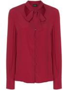 Liu Jo Pussy Bow Blouse - Red