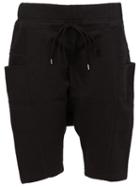 The Viridi-anne Drawstring Track Shorts, Men's, Size: 3, Black, Cotton/polyester/cupro