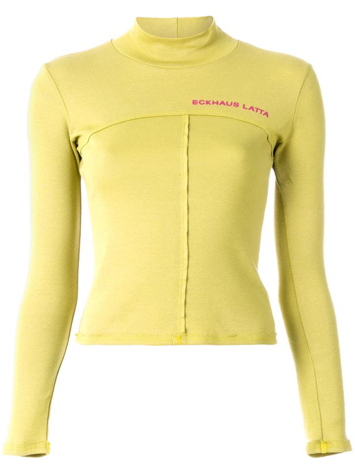 Eckhaus Latta Long-sleeve Top - Green