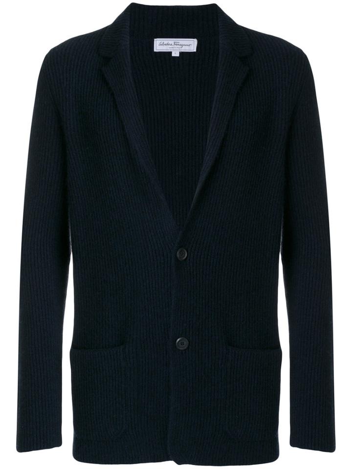 Salvatore Ferragamo - Two Button Cardigan - Men - Cashmere - Xl, Blue, Cashmere