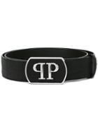 Philipp Plein 'hanson' Belt, Men's, Size: 90, Black, Calf Leather