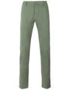 Dondup Classic Chinos, Men's, Size: 34, Green, Cotton/spandex/elastane