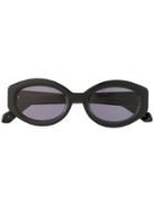 Karen Walker Alternative Fit Bishop Sunglasses - Black