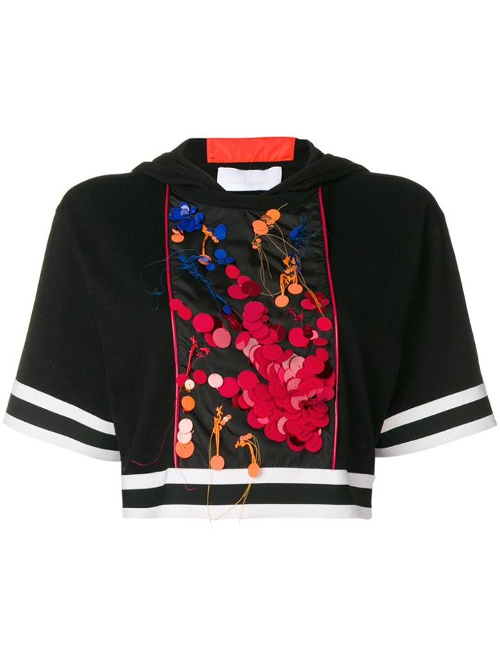 No Ka' Oi Sequin-embellished Hoodie - Black