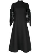 Valentino Valentino Garavani Flared Dress - Black