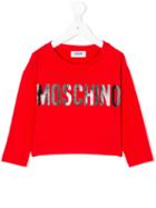 Moschino Kids - Logo Print Sweatshirt - Kids - Cotton/spandex/elastane - 8 Yrs, Red