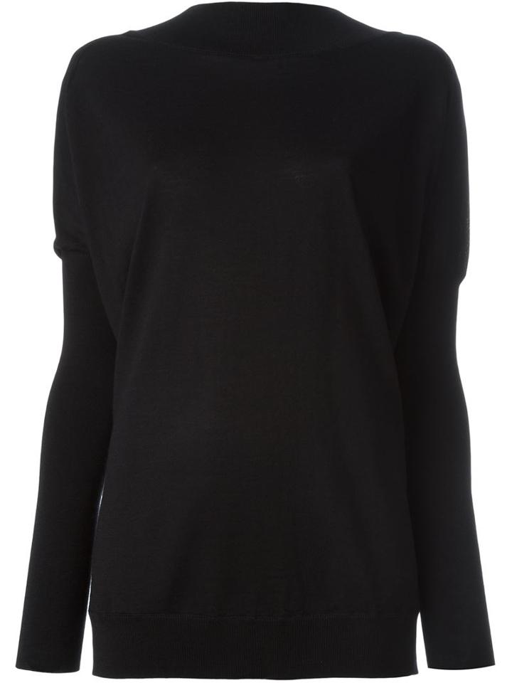 Marni Boat Neck Sweater, Women's, Size: 40, Black, Cashmere/virgin Wool