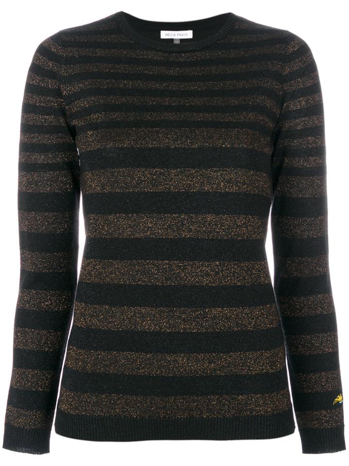 Bella Freud Disco Striped Lurex Jumper - Metallic