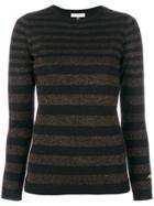 Bella Freud Disco Striped Lurex Jumper - Metallic