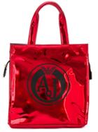 Armani Jeans Metallic Small Shopping Bag