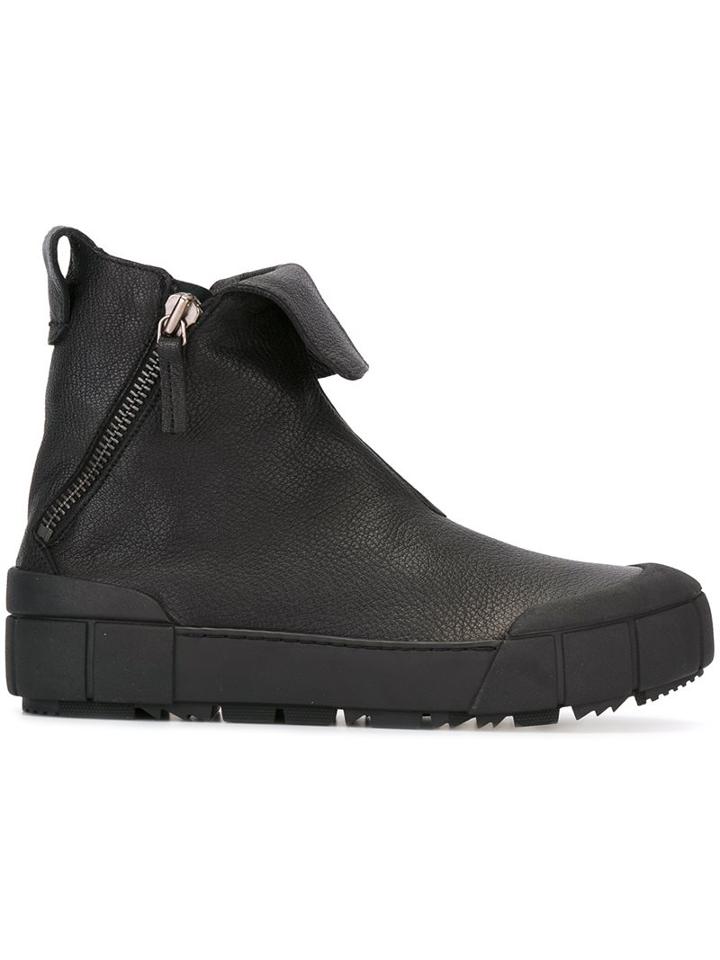 Emporio Armani Folded Ankle Boots