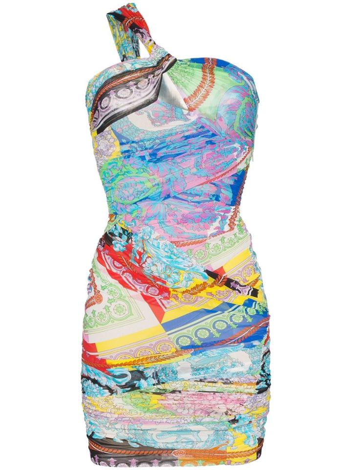 Versace Printed Bandeau Midi Dress - A7000 Multi