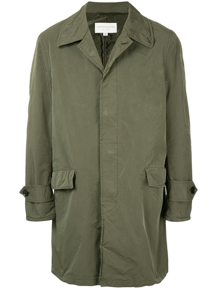 Tomorrowland Single-breasted Coat - Green